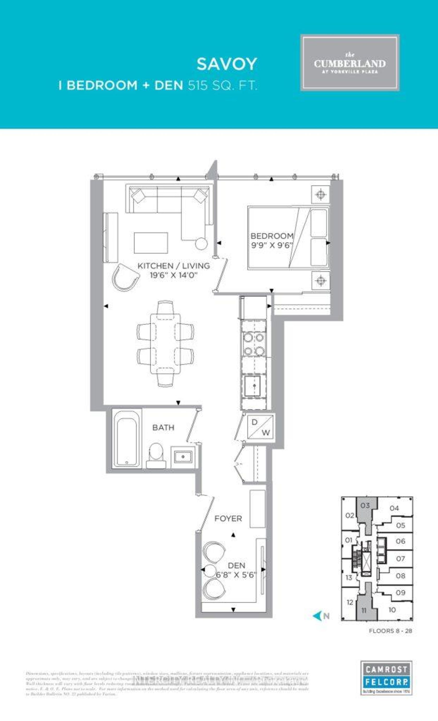 2103 - 188 Cumberland Street, Annex, Toronto 