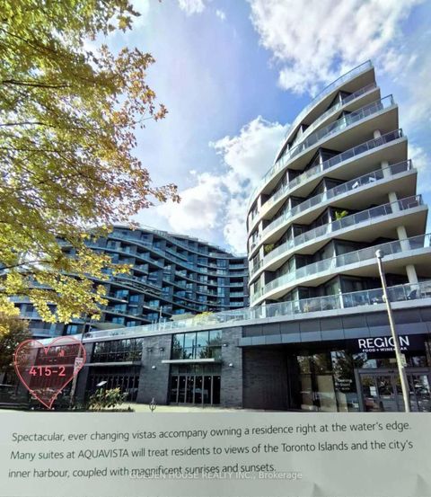 Photo 1 at 415 - 1 Edgewater Drive, Waterfront Communities C8, Toronto