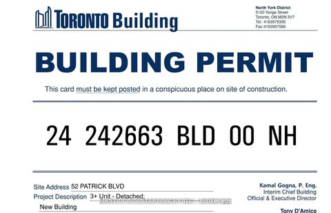 Photo 0 at 52 Patrick Boulevard, Pleasant View, Toronto