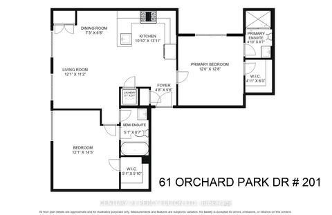 Photo 5 at 201 - 61 Orchard Park Drive, West Hill, Toronto