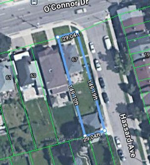 Photo 1 at 67 O'Connor Drive, Broadview North, Toronto