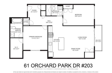 Photo 7 at 203 - 61 Orchard Park Drive, West Hill, Toronto