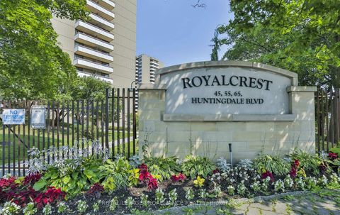Photo 1 at 606 - 55 Huntingdale Boulevard, L'Amoreaux, Toronto
