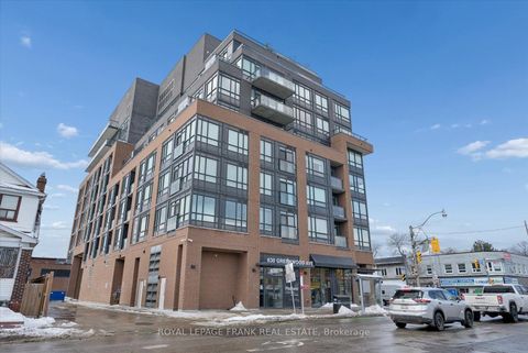 Photo 1 at 409 - 630 Greenwood Avenue, Jones, Toronto