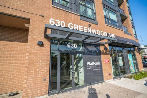 Photo 2 at # 805 - 630 Greenwood Avenue, Jones, Toronto