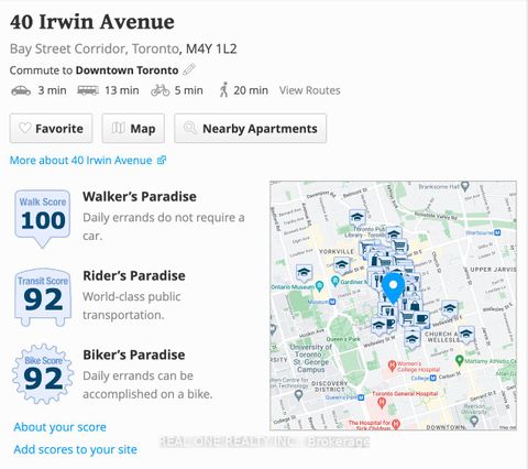Photo 36 at 40 Irwin Avenue, Bay Street Corridor, Toronto