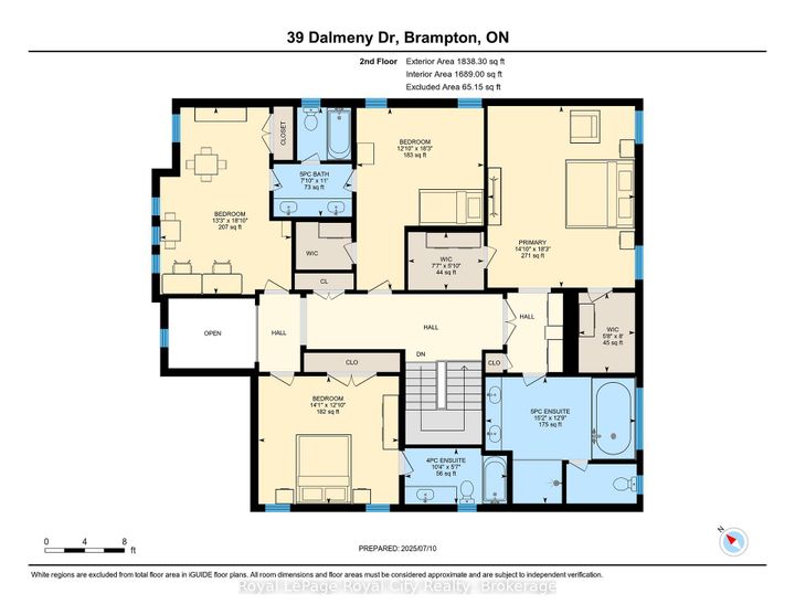 Photo 43 at 39 Dalmeny Drive, Credit Valley, Brampton