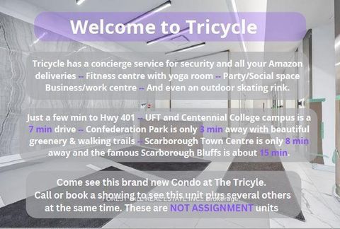 Photo 1 at 105 - 10 Meadowglen Place, Woburn, Toronto