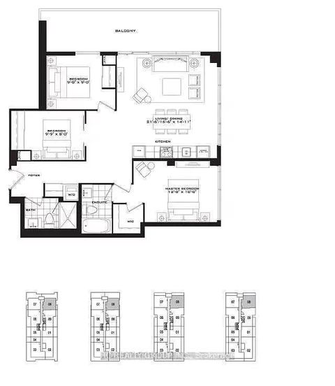 Photo 2 at 3208 - 955 Bay Street, Bay Street Corridor, Toronto