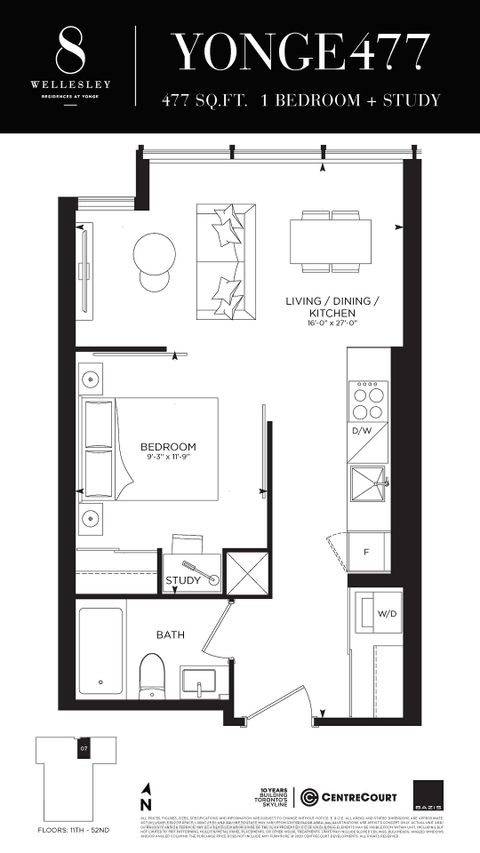 Photo 17 at 4007 - 8 Wellesley Street W, Yonge Corridor, Toronto