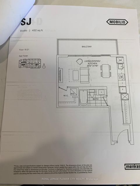 Photo 12 at 1517 - 38 Honeycrisp Crescent, Vaughan Corporate Centre, Vaughan