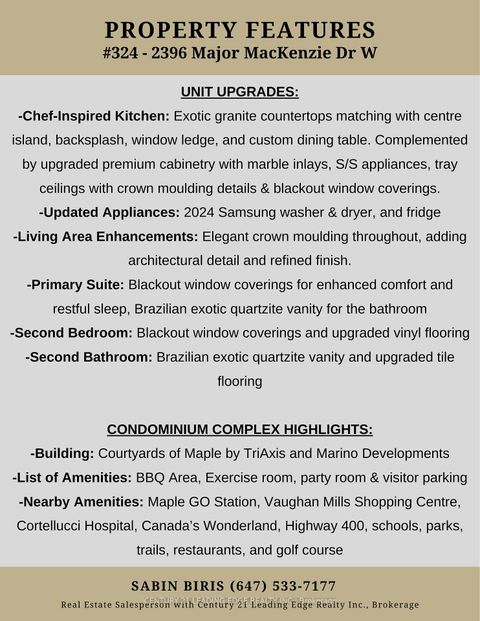 Photo 20 at 324 - 2396 MAJOR MACKENZIE Drive W, Maple, Vaughan