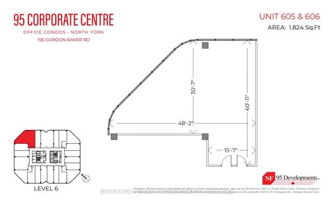 Photo 11 at 605/606 - 105 Gordon Baker Road, Hillcrest Village, Toronto