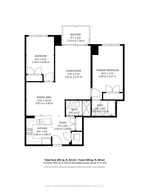 Photo 21 at 308 - 10 Delisle Avenue, St. Clair, Toronto