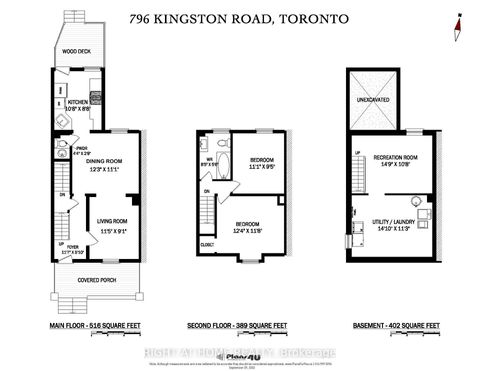 Photo 2 at 796 Kingston Road, Danforth, Toronto