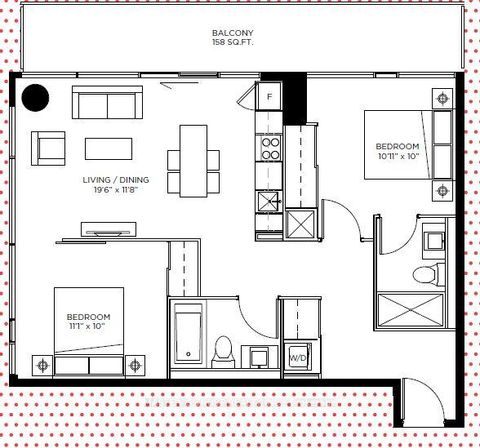 Photo 5 at 2511 - 101 Peter Street, Waterfront Communities C1, Toronto