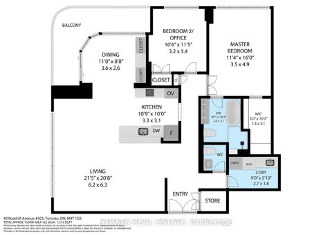 Photo 1 at 503 - 40 Rosehill Avenue, Moore Park, Toronto