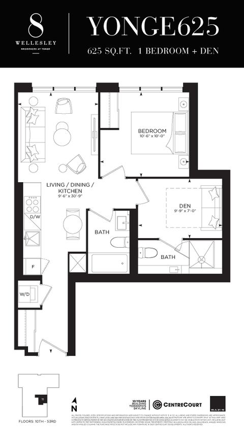 Photo 9 at 2111 - 8 Wellesley Street W, Bay Street Corridor, Toronto