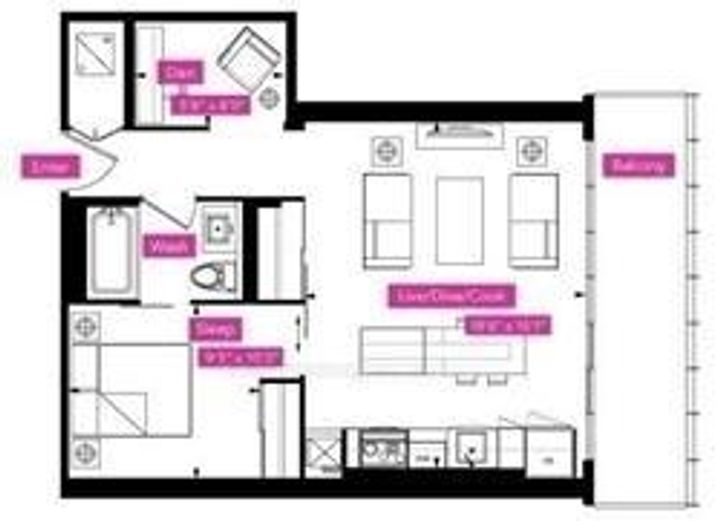 Photo 15 at 1908 - 101 Charles Street E, Yonge Corridor, Toronto