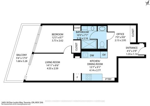 Photo 44 at 1605 - 38 Dan Leckie Way, Waterfront Communities C1, Toronto