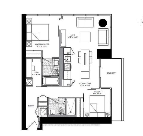 Photo 1 at 1010 - 5 St Joseph Street, Bay Street Corridor, Toronto