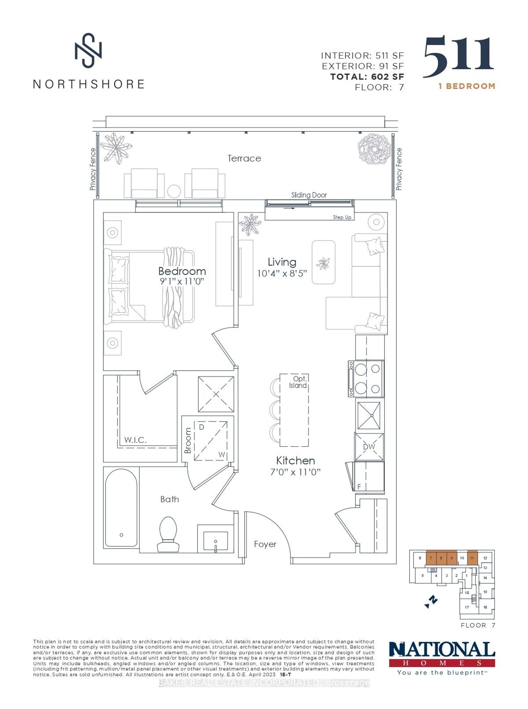 707 - 500 Plains Road E, LaSalle, Burlington 