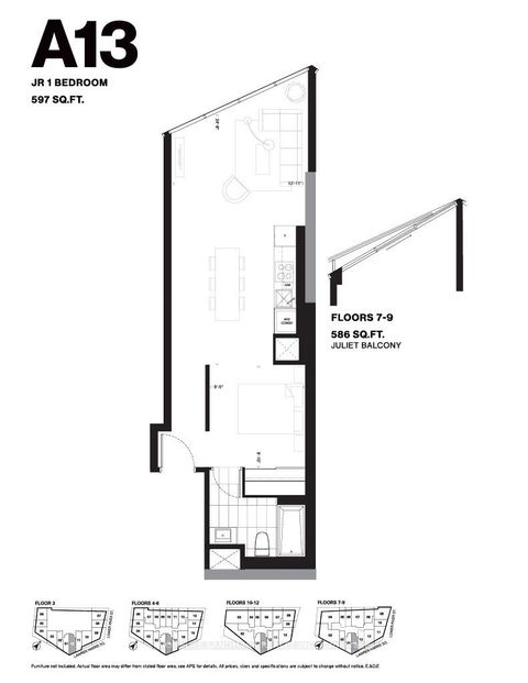 Photo 25 at #618 - 21 Lawren Harris Square, Waterfront Communities C8, Toronto