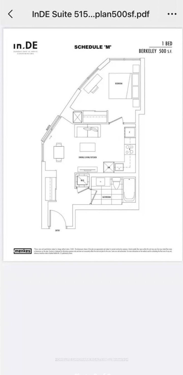 Photo 7 at 515 - 219 Dundas Street E, Yonge Corridor, Toronto