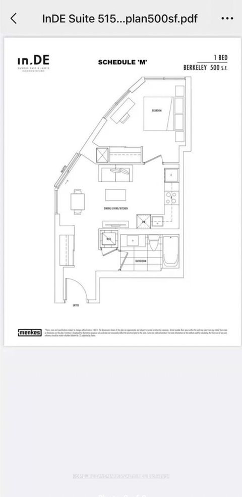 Photo 7 at 515 - 219 Dundas Street E, Yonge Corridor, Toronto