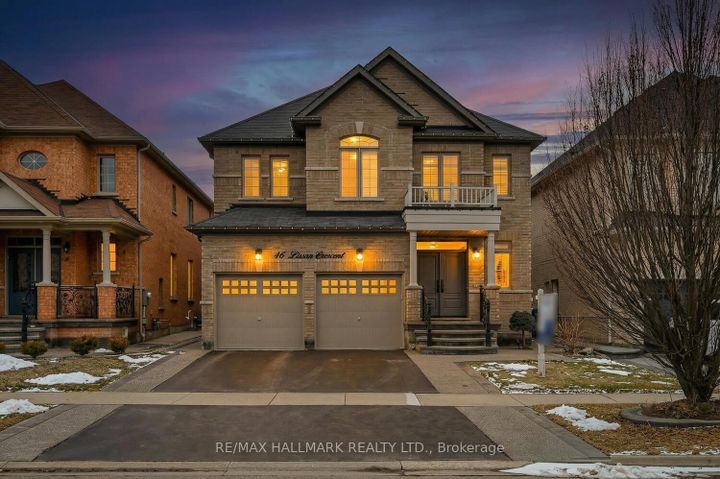 Photo 1 at 46 Lisson Crescent, Credit Valley, Brampton