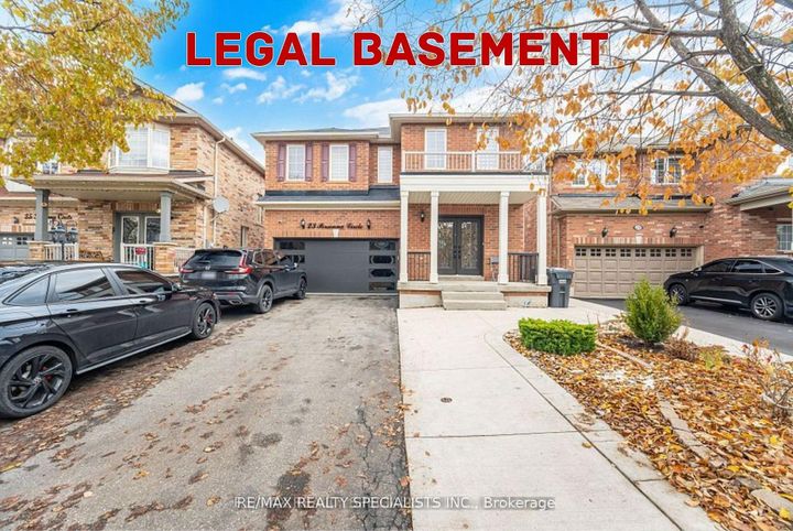 Photo 0 at 23 Personna Circle, Credit Valley, Brampton