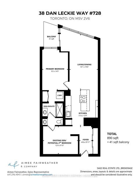 Photo 33 at 728 - 38 Dan Leckie Way, Waterfront Communities C1, Toronto