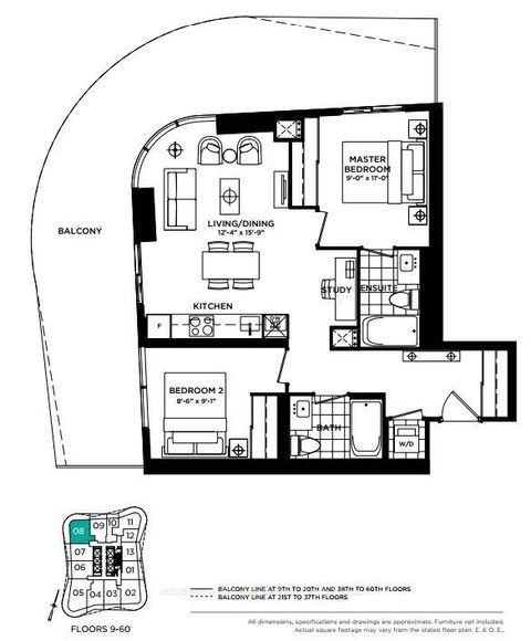 Photo 5 at 1008 - 11 Wellesley Street W, Bay Street Corridor, Toronto