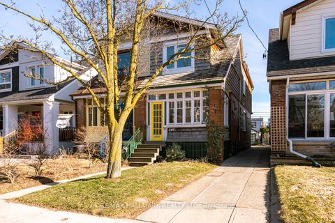 Photo 2 at 549 Milverton Boulevard, Danforth, Toronto