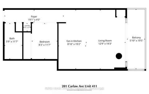 Photo 33 at 411 - 201 Carlaw Avenue, South Riverdale, Toronto