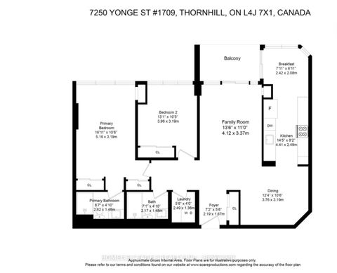Photo 26 at 1709 - 7250 Yonge Street, Yorkhill, Vaughan