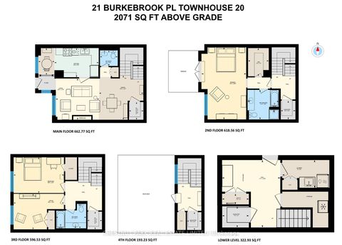 Photo 33 at TH20 - 21 Burkebrook Place, York Mills, Toronto
