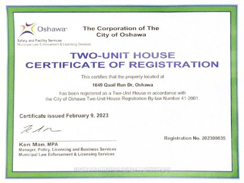 Photo 32 at 1649 Quail Run Drive, Taunton, Oshawa