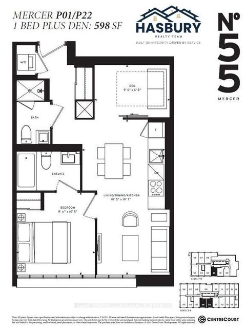Photo 13 at 601 - 55 Mercer Street, Waterfront Communities C1, Toronto