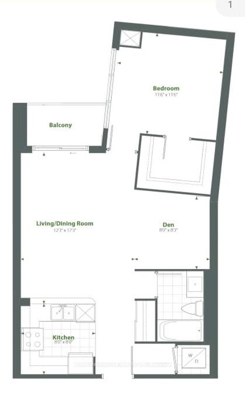 Photo 11 at 521 - 50 Thomas Riley Road, City Centre West, Toronto
