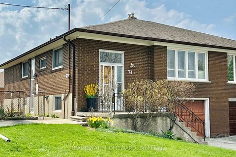 Photo 2 at 71 Thwaite Avenue, Jane Heights, Toronto