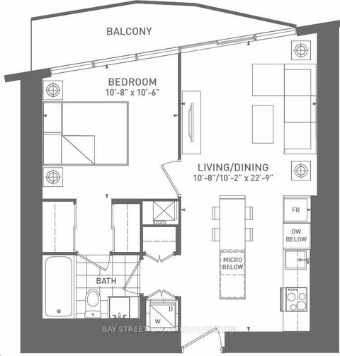 Photo 13 at 6103 - 100 Harbour Street, Waterfront Communities C1, Toronto