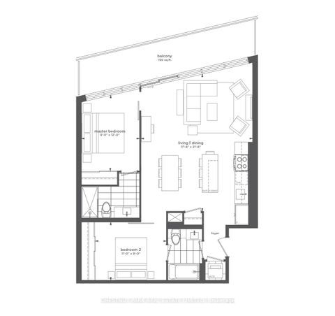 Photo 11 at 201 - 630 Kingston Road, The Beaches, Toronto