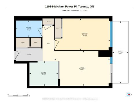 Photo 45 at 1106 - 9 Michael Power Place, City Centre West, Toronto