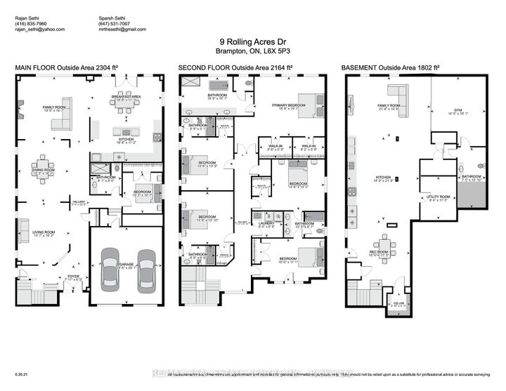 Photo 49 at 9 Rolling Acres Drive, Credit Valley, Brampton