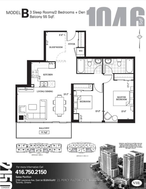 Photo 4 at 802 - 1328 Birchmount Road, Maryvale, Toronto