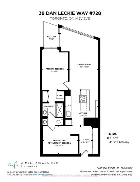 Photo 31 at 728 - 38 Dan Leckie Way, Waterfront Communities C1, Toronto