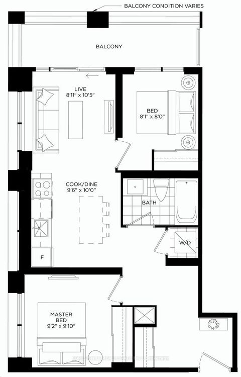 Photo 19 at 418 - 270 dufferin Street, South Parkdale, Toronto