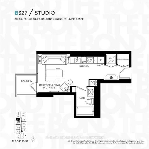 Photo 25 at 3603 - 290 Adelaide Street W, Waterfront Communities C1, Toronto