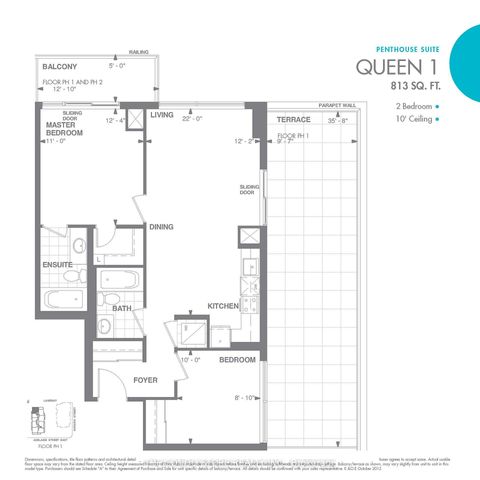 Photo 1 at Ph103 - 460 Adelaide Street E, Moss Park, Toronto